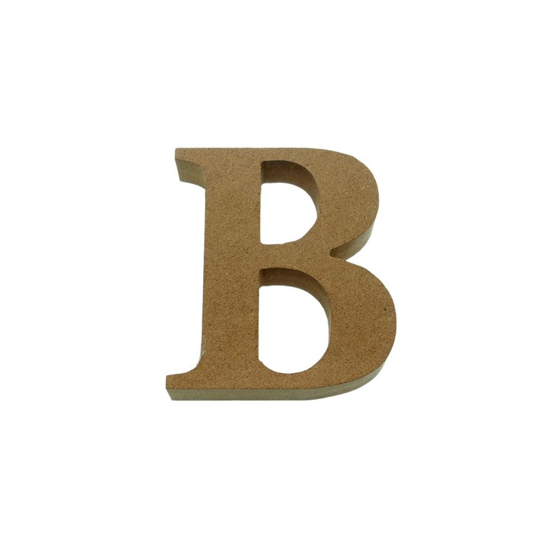 MDF 3D Letter Capital B